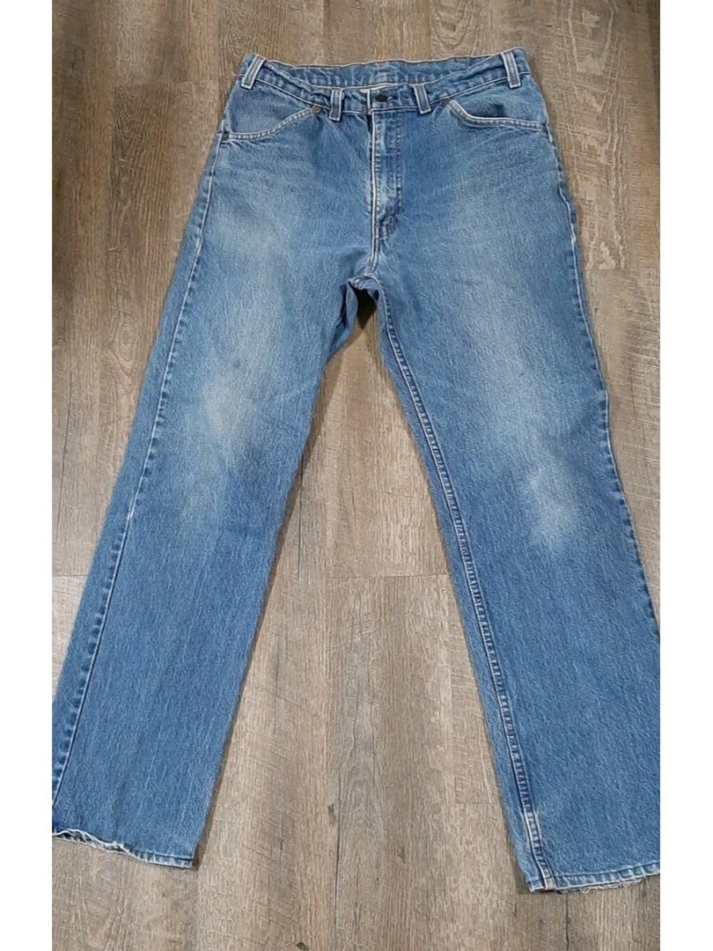 Vintage Levis Mens Jeans 34 x 34 Light Wash Denim Orange Tab Canada Levi’s 506